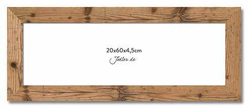 Altholzbilderrahmen 20x60|4,5cm